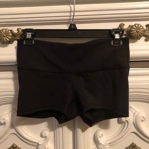 Black Lululemon shorts size 4